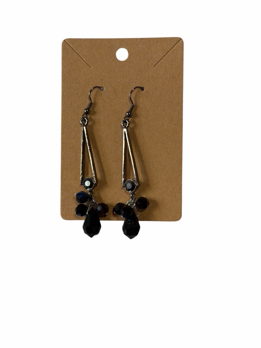 Elegant Black Drop Earrings for Women